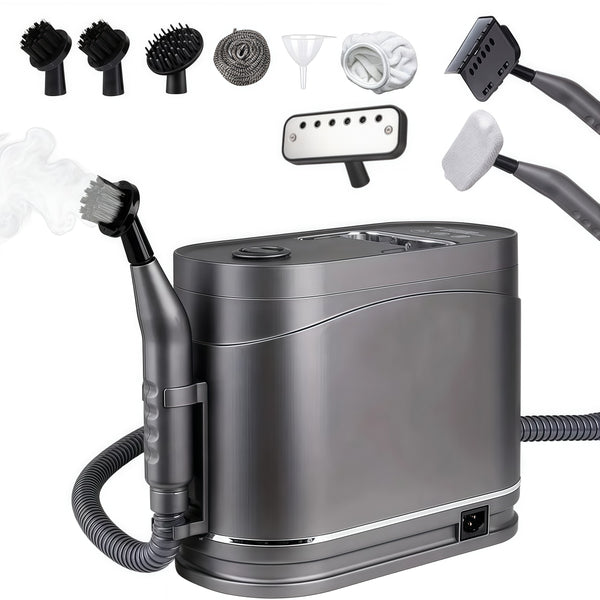 5 Bar Multifunktionaler Dampfreiniger, 1500W Handdampfreiniger, entfernt Milben, 1.2L Tank Teppichreiniger, tragbarer Bügelmaschine, Steam-Technologie