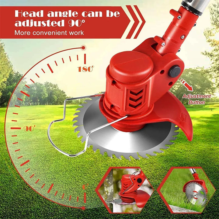 Litheli Akku-Unkrautvernichter U20 – 10 Zoll Rasentrimmer & Kantenschneider 2-in-1